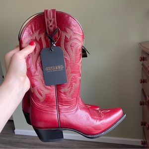 Shyanne Red Cowboy Boots Women Size 8 NWT